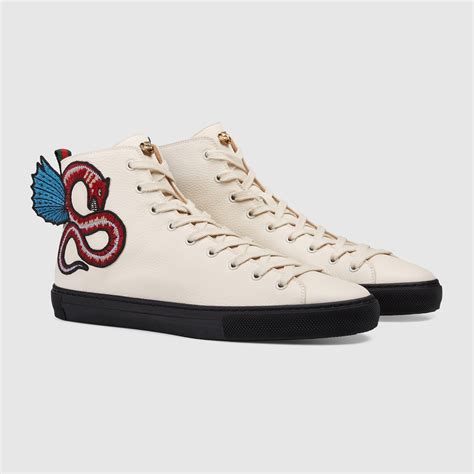 gucci leather high top with dragon|Buy Gucci Leather High 'Winged Dragon' .